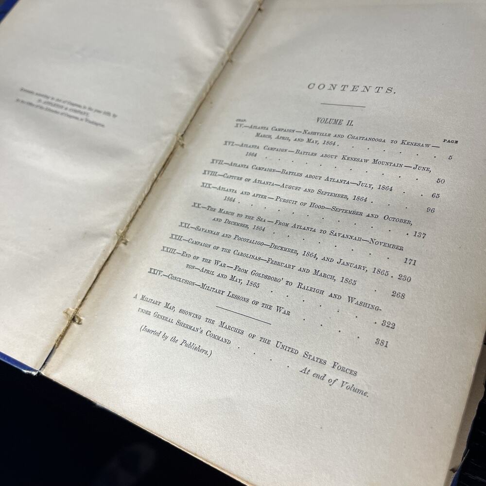 Memoirs of General William T. Sherman 2 vol. First Edition 1875 - Picture 13 of 16